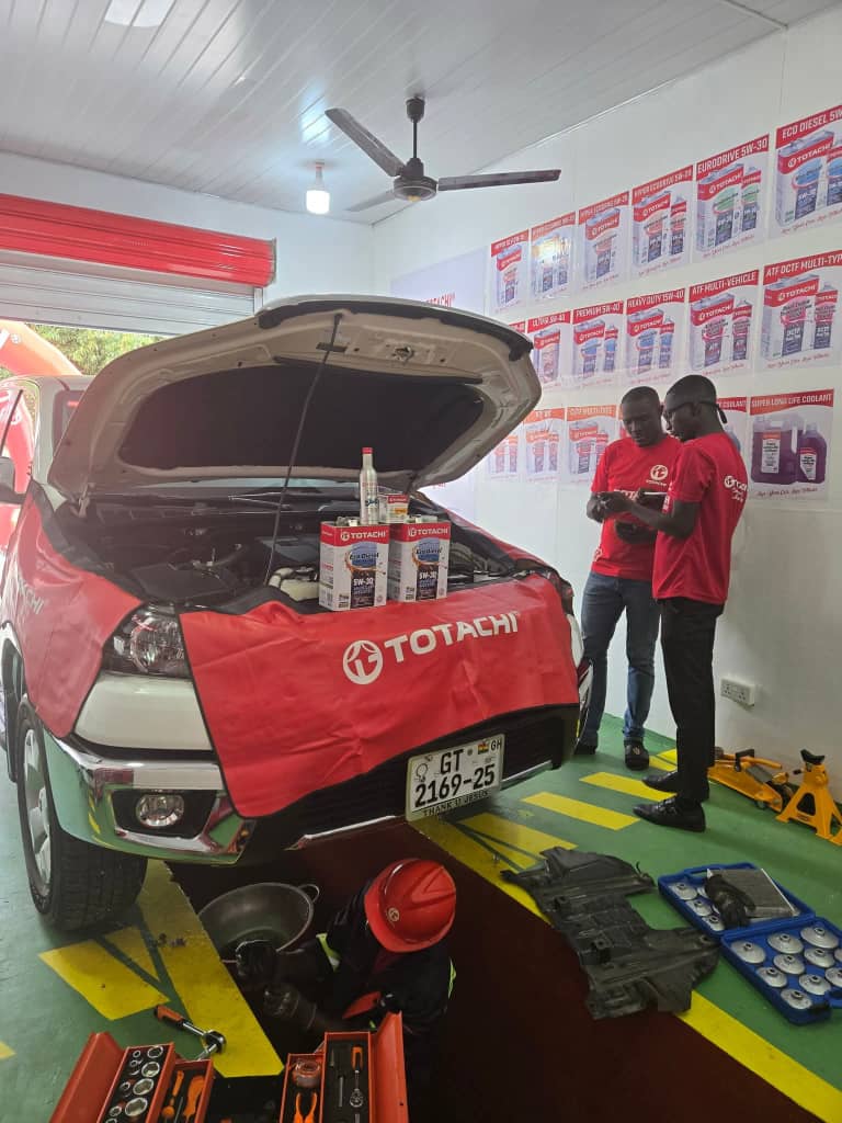 Vehicle at Totachi Xpress Lube Bay